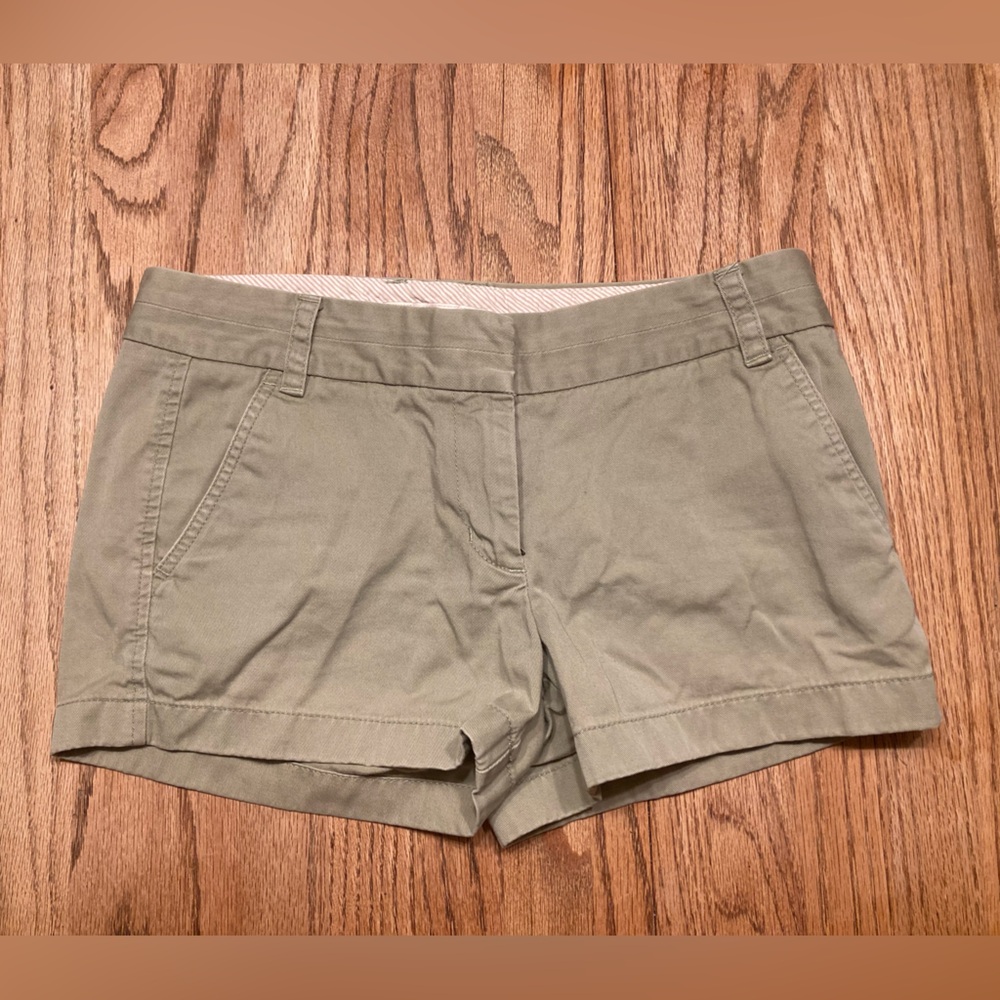 Jcrew chino shorts size 4 - green